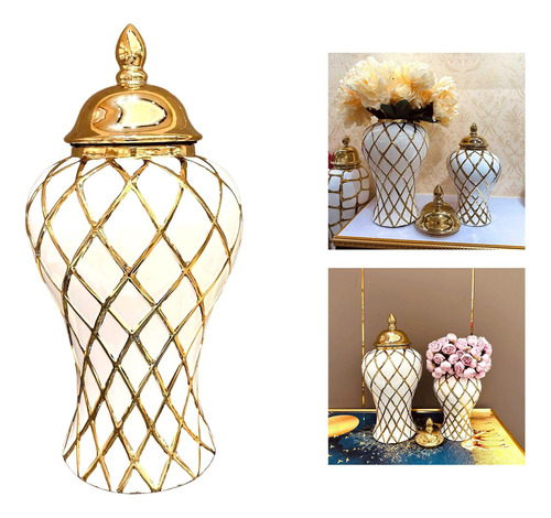 Tarro De Cerámica Para Jengibre, Tarro De Decoración Medio