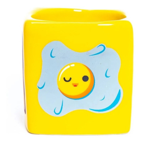 Caneca 3d Cubo Cafe Bom Dia Motivacional Piticas