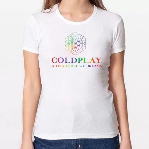Remera Coldplay De Mujer