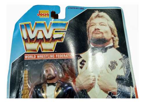 Muñeco Wwf Jocsa Hasbro Ted Dibiase Burbuja Sellada (Usado)