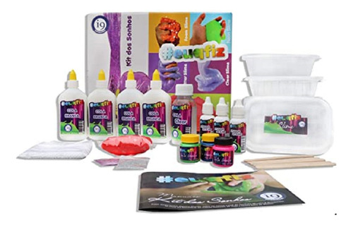 Kit Fazer Slime Kit Dos Sonhos Euqfiz I9 Brinquedos Bri0227