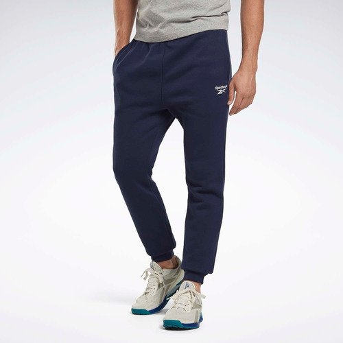 Pantalon Buzo Reebok Ri Left Leg Jogger Blue Hombre