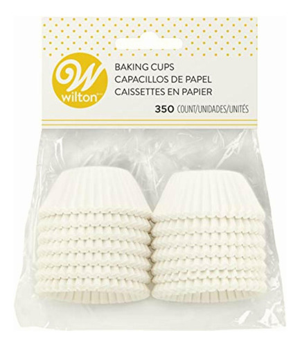 Wilton, Capacillos Mini, 350 Unidades, Blanco