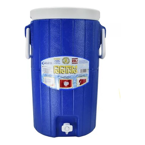 Termo Grande Plastico Bebidas Popotamo Decocar 22 Litros 