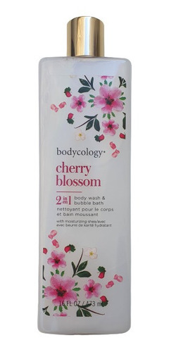 Jabón De Baño Corporal Bodycology  2 En 1 Cherry Blossom
