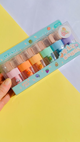 Set Marcadores Kawaii X 6 Helados