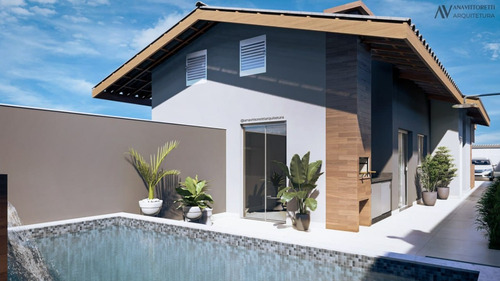 Excelente Casa Com Piscina Na Praia Itanhaém. $ 369 Mil