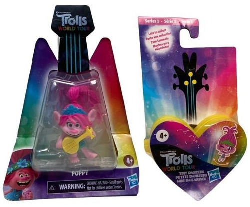 Set De Figuras Trolls World Tour Poppy -- Dexterslabtoys