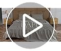 Fundas De Almohada De Lino Puro 100% Blanco 1 Par