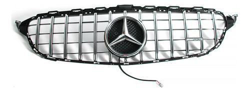 Parrilla Estilo Gtr Amg Mercedes 13-19 W205 Con Logo Led