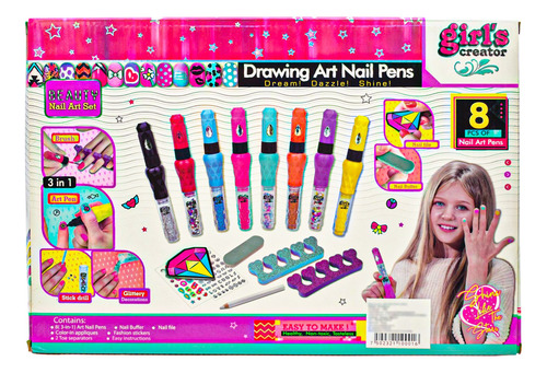 Girls Creator Set De Uñas Artìsticas Para Niñas B1589376