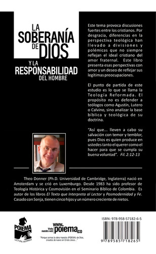 La Soberanía De Dios Y La Responsabilidad Del Hombre