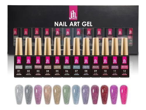 Nail Art Gel Kit 12 Colores