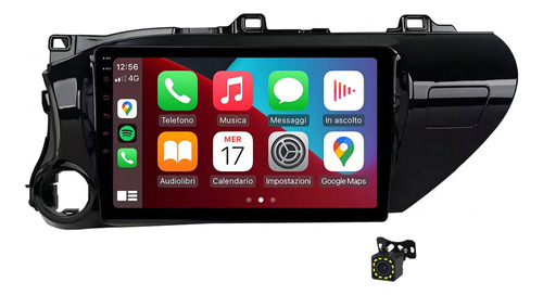 Estéreo Para 2gb Toyota Hilux 2016-2022 Cámara Gpsbt Carplay