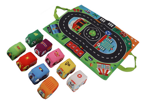 Lj Juego De Peluches For Bebés Mat Play, Papel Sonoro De