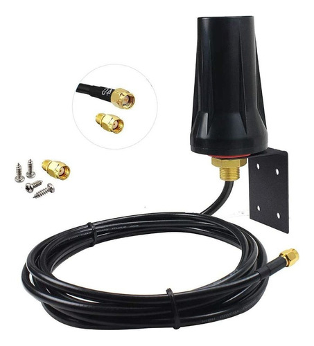 5dbi Antena Exterior Impermeable 4g Lte Con Conector Sm...