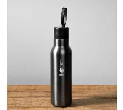 Imagem 4 de 4 de Garrafa Squeeze Chumbo 500 Ml - Aço Inox - Bialetti