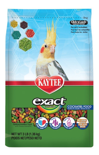 Alimento Kaytee 100% Completo Para Ninfas Y Otros Periquitos Pequeños 1.36 Kg. No Necesitas Añadir Nada Más.