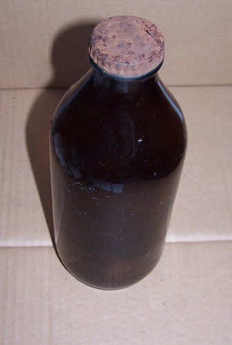 Antigua Botella De Aceite De Vidrio Precio Por Par (Usado)