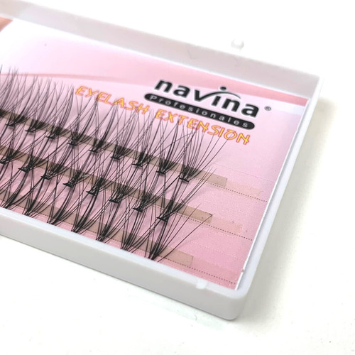 Kit 5 Caixas Cílios Tufo Navina Luxo Extensão De Cilios