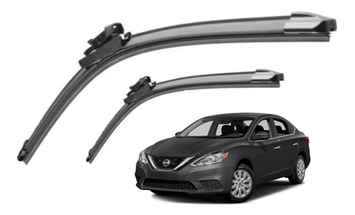 Juego Plumas Limpiaparabrisas Nissan Sentra 2013 Al 2021