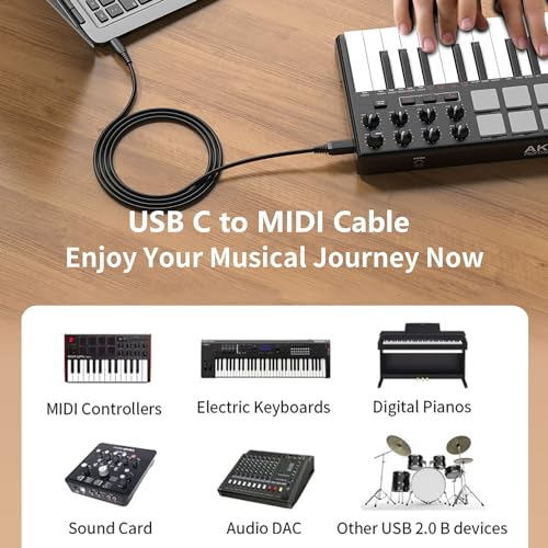 Cable De Impresora Uliftus Usb-b A Usb-c 2m, Cable Usb Tipo