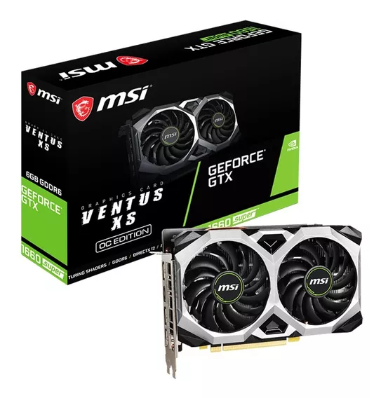 Placa Video Msi Geforce Gtx 1660 6gb Super Ventus Xs Oc