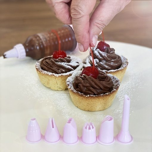 Decorador / Injetor / Seringa De Bolos Com 7 Bicos