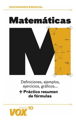 Libro- Diccionario Esencial Matemáticas -original