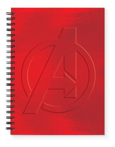 Cuaderno Universitario Tapa Emplacada Metalizado Avengers