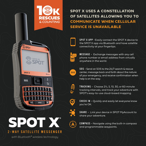 Messenger Gps Satelital Portátil 2 Vías Pantalla 2.7 Sos
