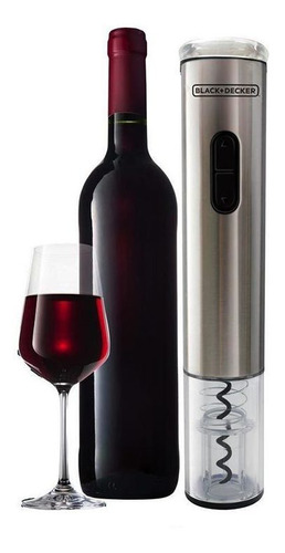 Abridor De Vinho Wine Inox A Pilhas Black+decker