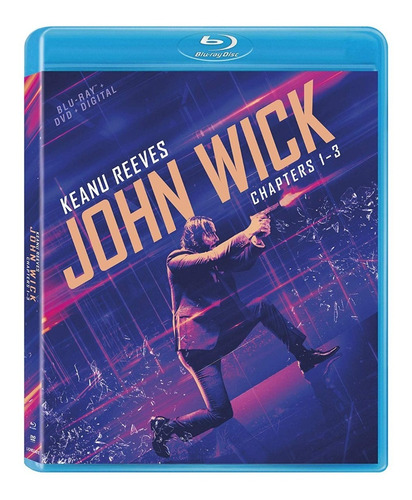 Blu-ray John Wick Chapters 1-3 / Incluye 3 Films