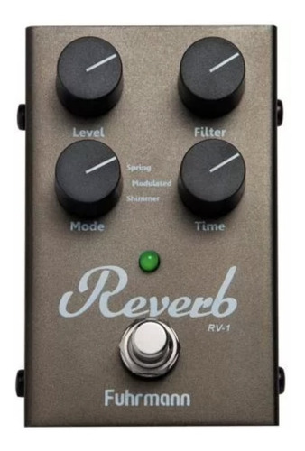 Pedal de efeito Fuhrmann Reverb RV-1  marrom