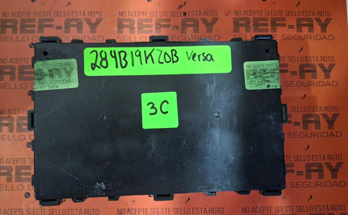 Bcm Módulo De Carrocería Para Versa 2012-2016 284b1 9kz0b (Usado)