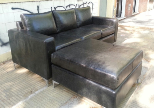 Sillon Esquinero En Cuero Vacuno Restoration Hadware