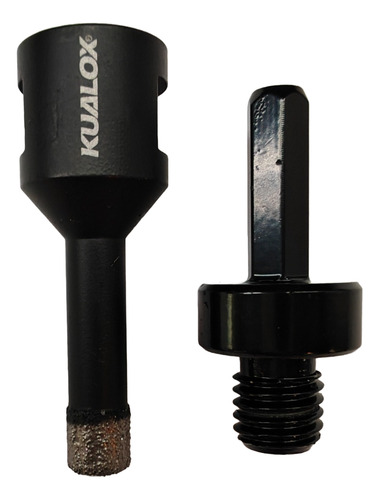 Mecha Copa Diamantada 43mm + Adaptador P/taladro Y Amoladora
