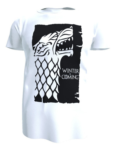 Polera Unisex Game Of Thrones Winter Is Coming , Poliester 