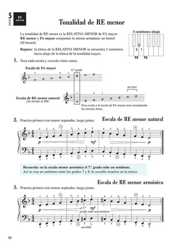Piano Adventures: Lecciones Y Teoría, Libro 1 De 2, Nivel 5.