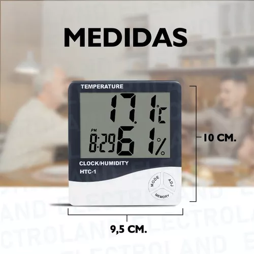 Termometro Higrometro Digital Humedad Temperatura Int/ Ext