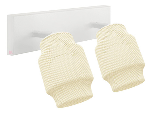 Plafon Bamboo 2 Lamparas E27 Led Buena Luz Estructura Blanco