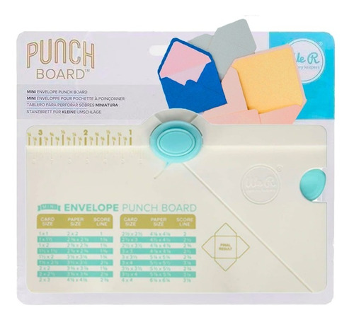 We R Mini Envelope Punch Board |tabla Mini Sobres Tarjetas