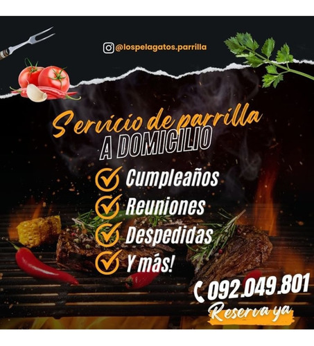 Imagen 3 de 5 de Servicio De Asador A Domicilio: Sabor +comodidad Garantizado