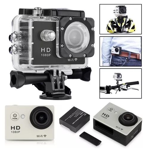 Camara Go Pro Acción 4k 16 Mp Wifi Acuatico Deportes Videos