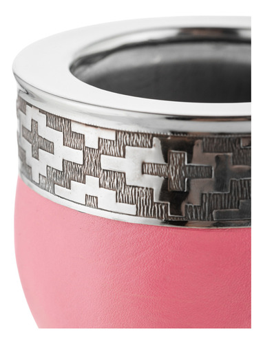 Mate Rosa Imperial Alpaca Con Bombilla Pico De Loro Pink Interior Acero Inox