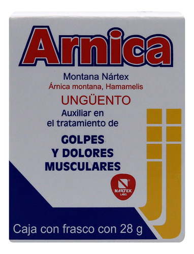 Árinica Montana Nartex, Con Hamamelis, Frasco Con 28 G
