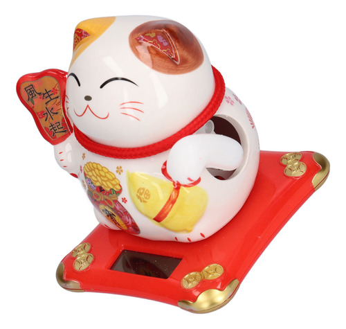 Adorno De Bienvenida Fortune Cat Ceramic Wealth
