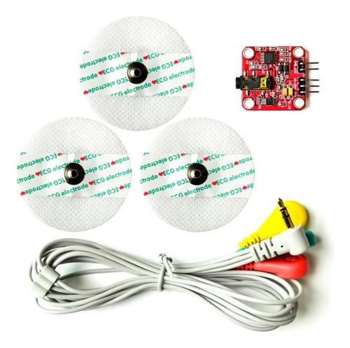 Modulo Sensor Electromuscular Emg V3 3x Electrodos Arduino