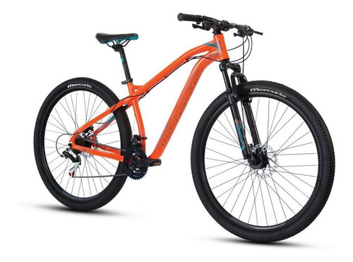 Imagen 2 de 2 de Mountain bike Mercurio MTB Recreación Ranger Pro 2020 R29 21v frenos de disco mecánico color naranja/negro brillante