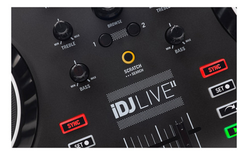 Controlador de DJ Numark iDJ Live II preto/branco